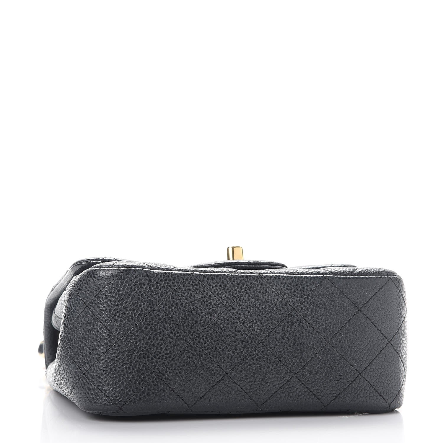 Chanel Caviar Quilted Mini Square Flap Dark Grey 4 of 9