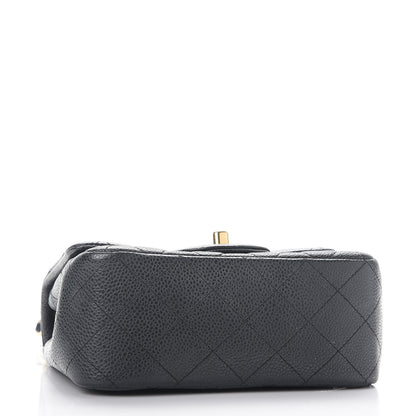 Chanel Caviar Quilted Mini Square Flap Dark Grey 4 of 9