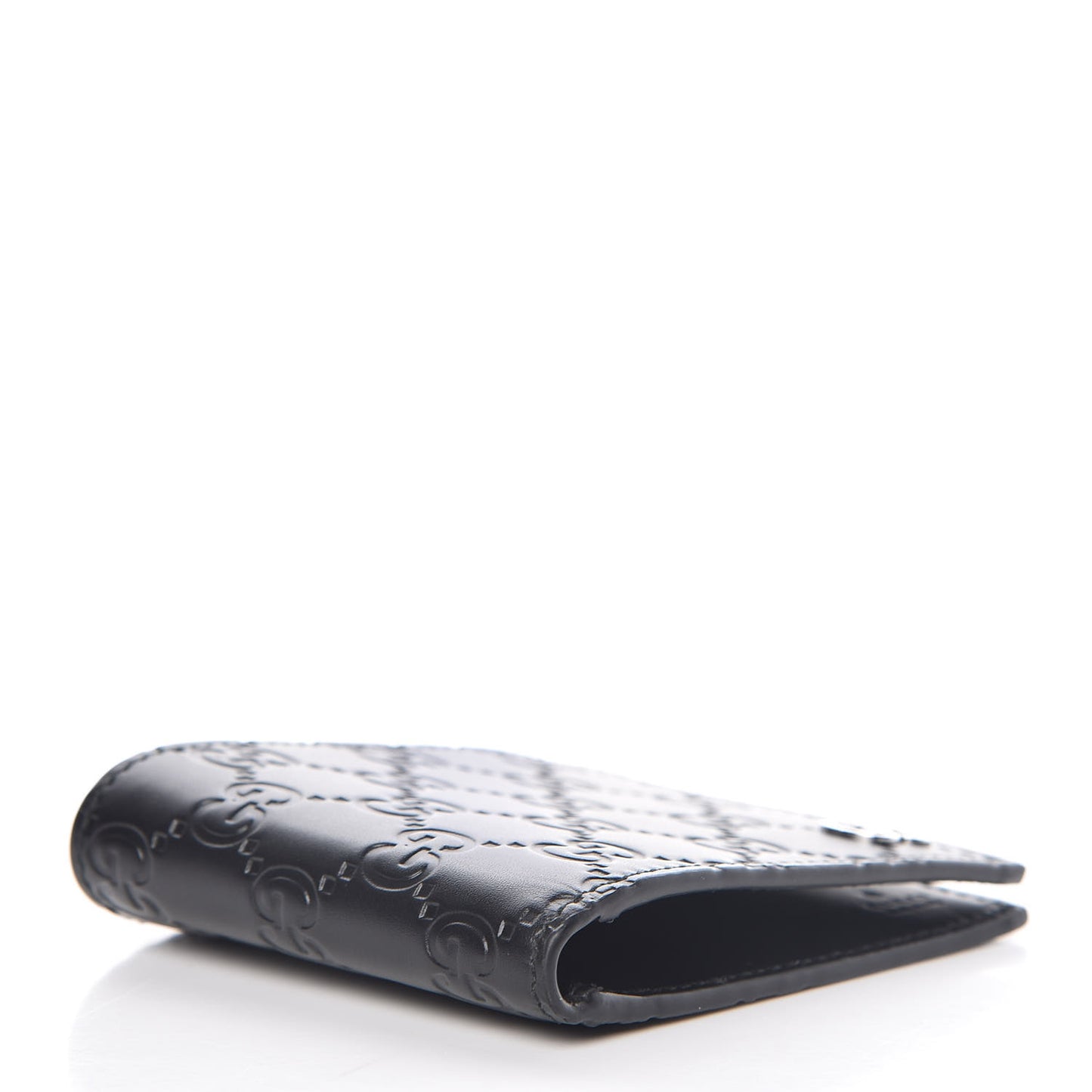 Guccissima Signature Dorian Bi-Fold Wallet Black