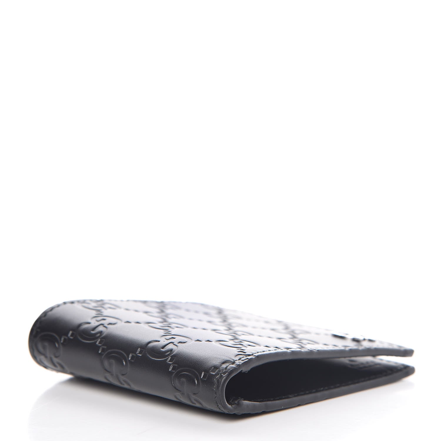 Gucci Guccissima Signature Dorian Bi-Fold Wallet Black 4 of 10