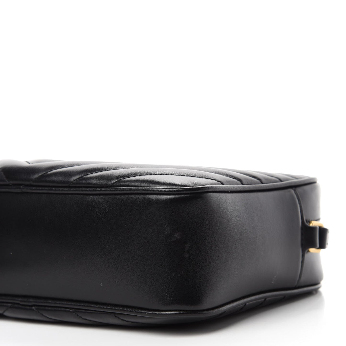Calfskin Matelasse Monogram Lou Camera Bag Black