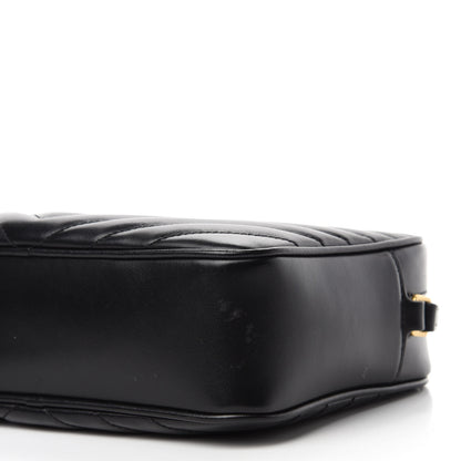 Saint Laurent Calfskin Matelasse Monogram Lou Camera Bag Black 7 of 14