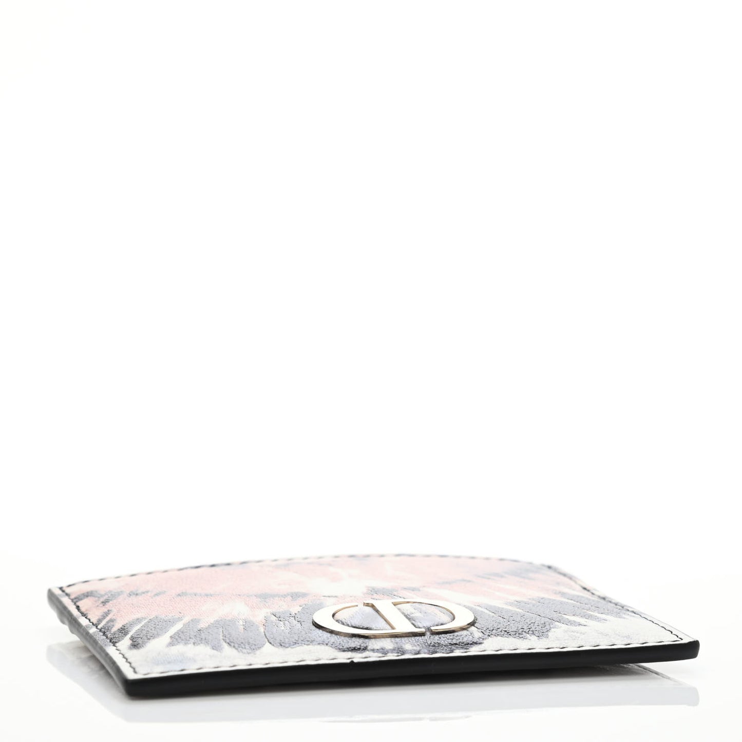 Calfskin Tie And Dior 30 Montaigne Card Holder Multicolor