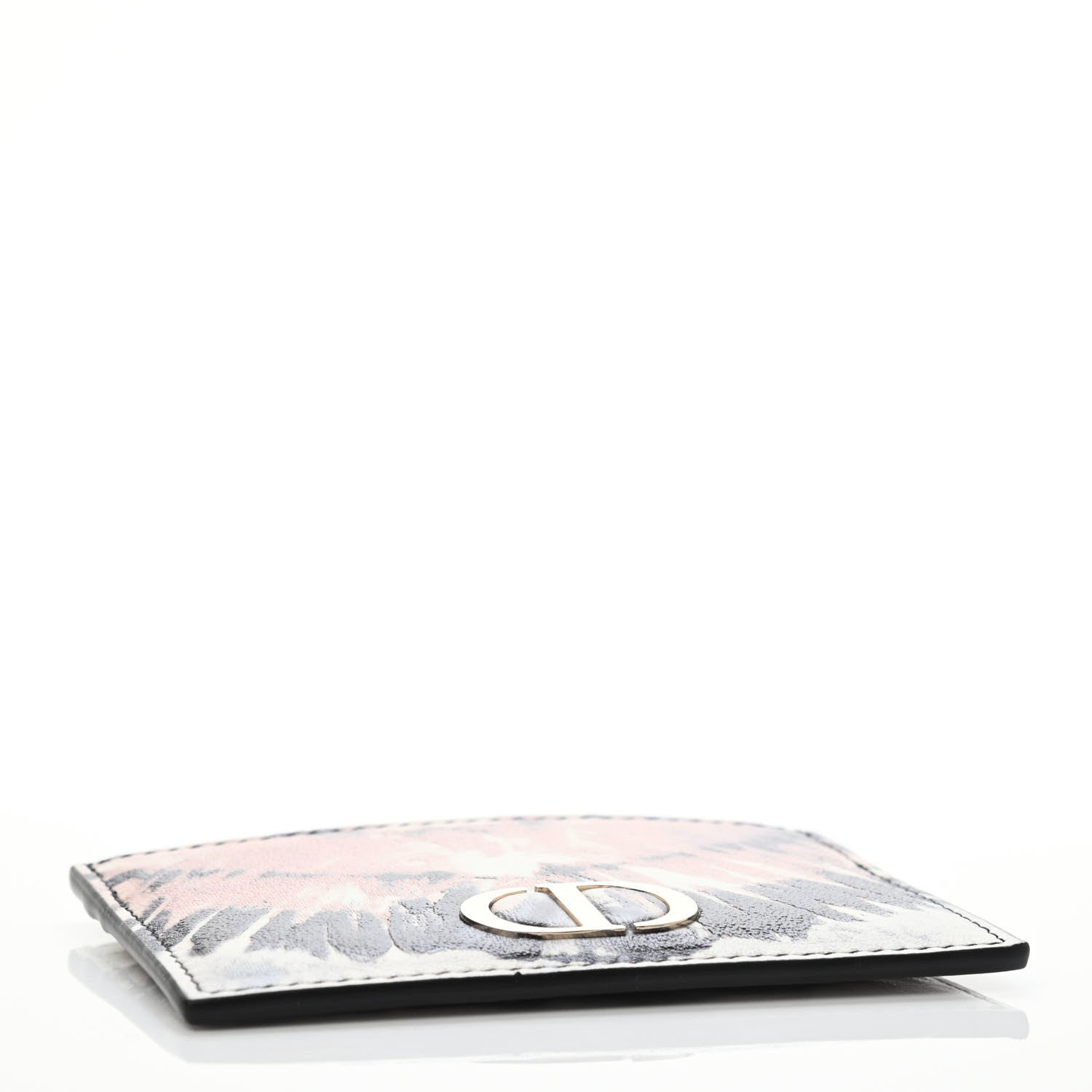 Christian Dior Calfskin Tie And Dior 30 Montaigne Card Holder Multicolor 3 of 4