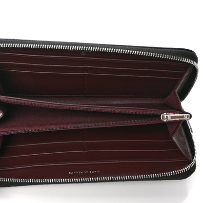 Chanel Caviar Quilted Large Gusset Zip Around Wallet Black 5 of 8