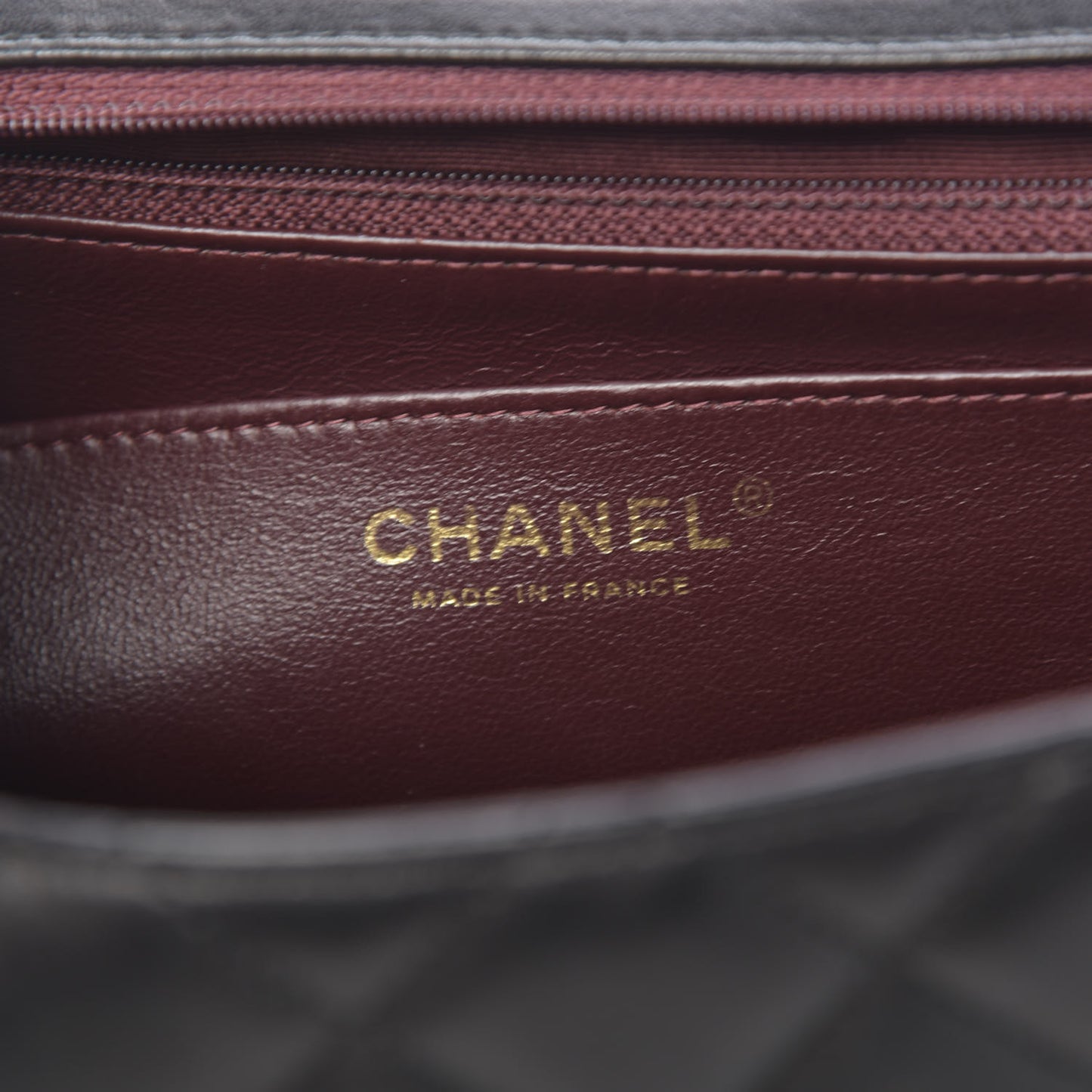 Lambskin Quilted Jumbo Single Flap Black
