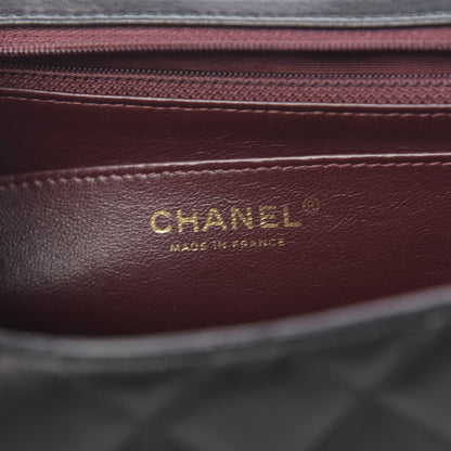 Chanel Lambskin Quilted Jumbo Single Flap Black 6 of 15
