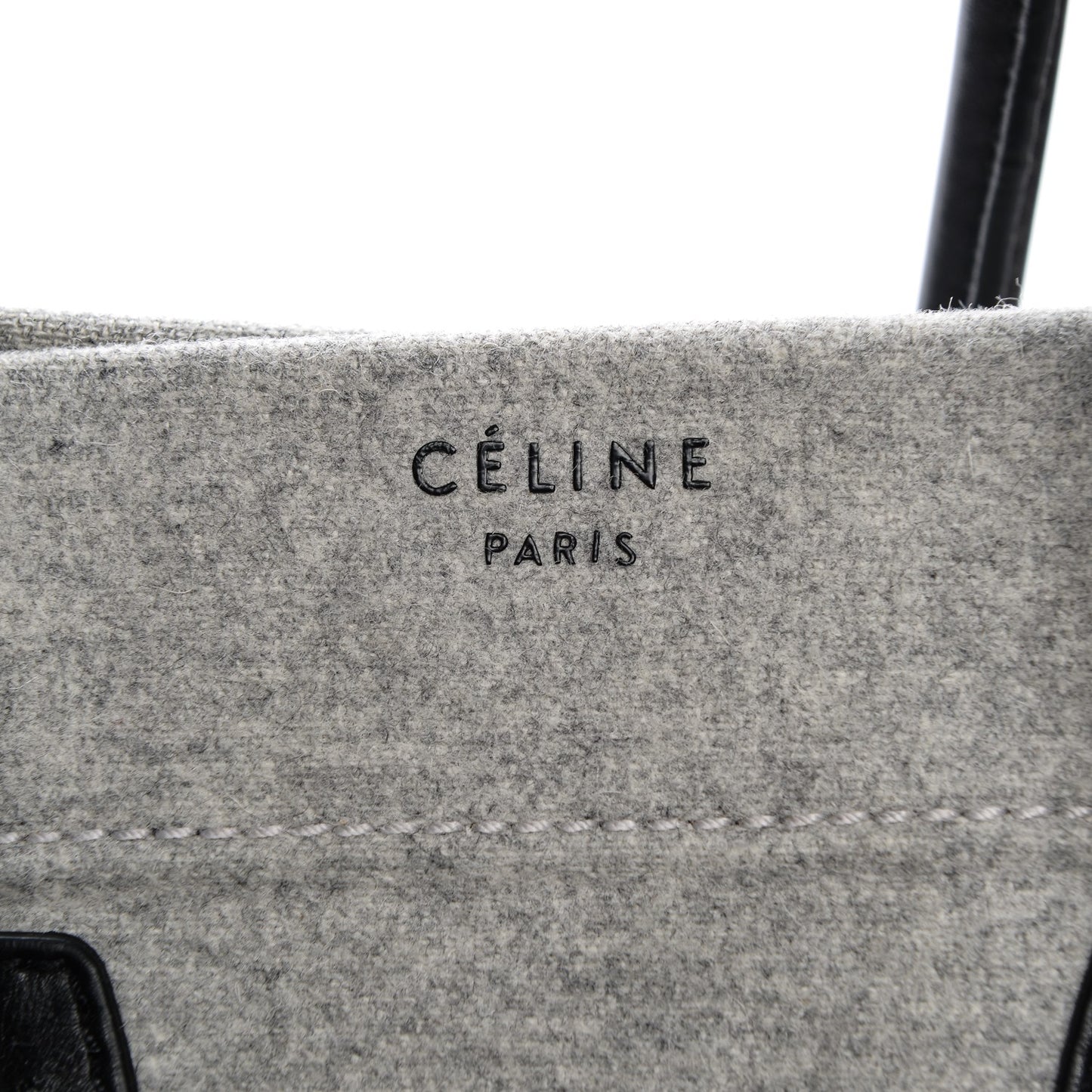 Felt Medium Phantom Luggage Pearl Grey