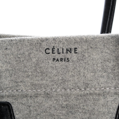 Celine Felt Medium Phantom Luggage Pearl Grey 6 of 7