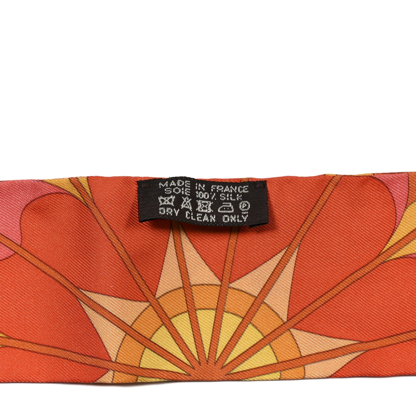 Silk Rose de Compas Twilly Orange Corail Jaune D'Or