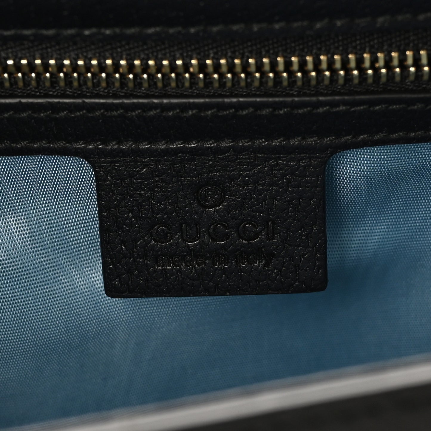 Textured Calfskin Bee Star Print Small Sylvie Shoulder Bag Black