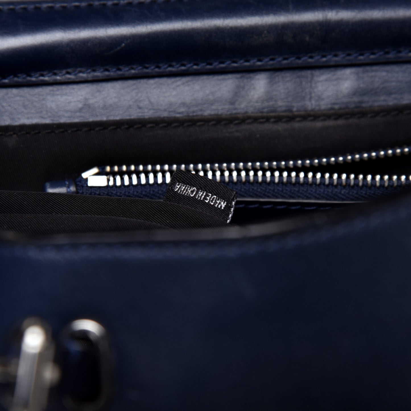 Calfskin Prisma Skeletal Backpack Blue