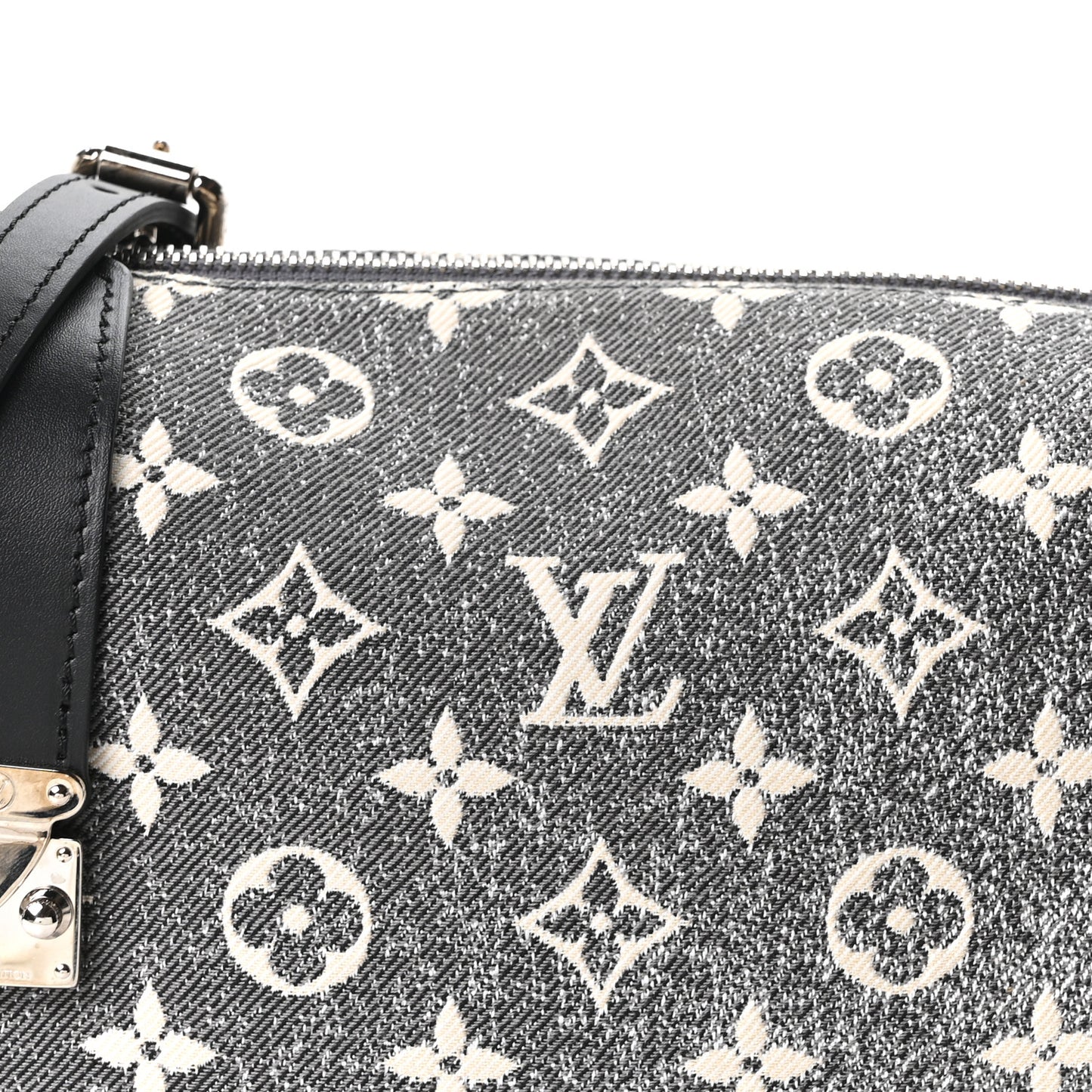 Monogram Jacquard Denim Side Trunk Grey