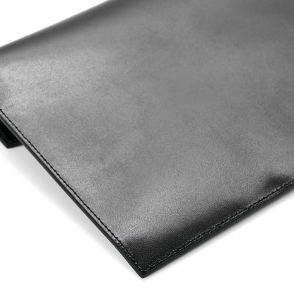 Saint Laurent Smooth Shiny Calfskin Monogram Uptown Pouch Black 9 of 11
