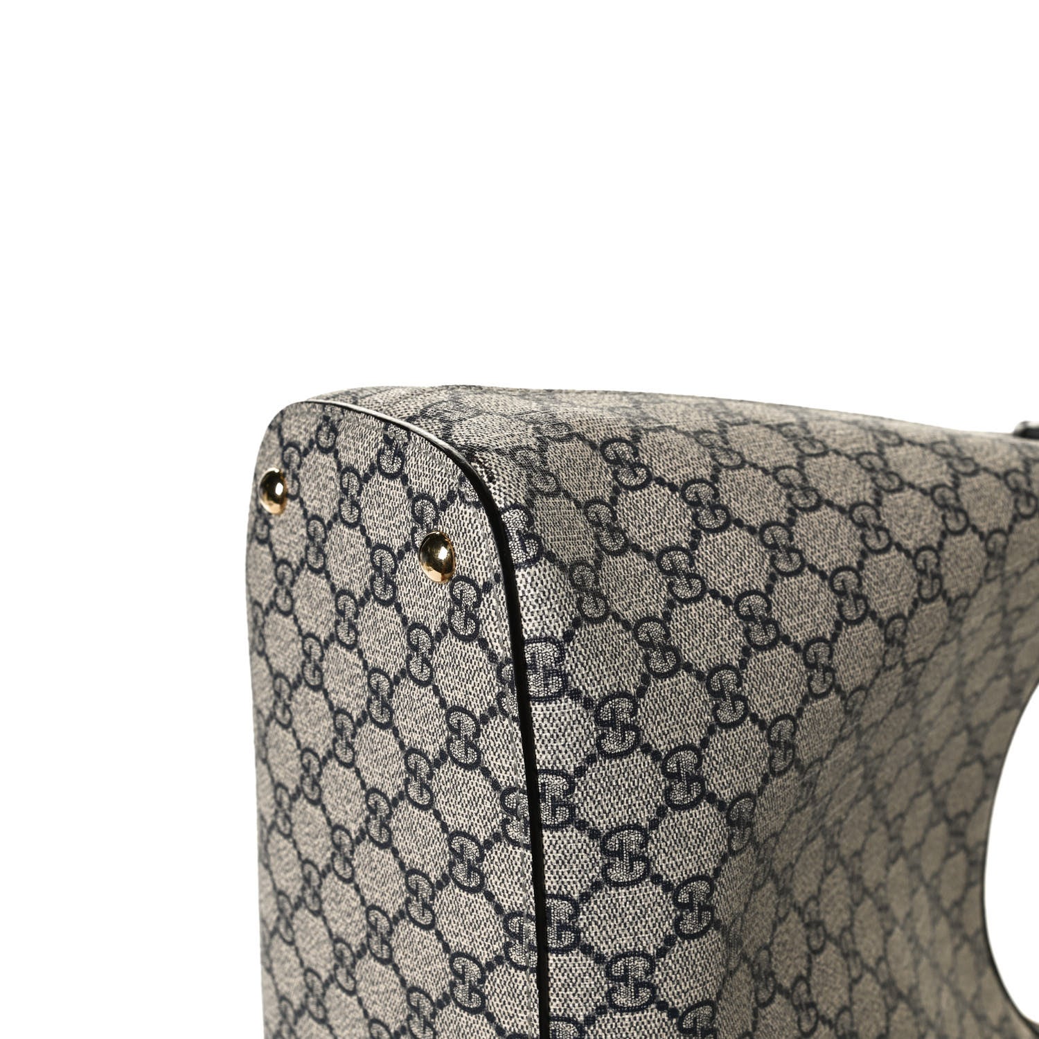 Gucci GG Supreme Monogram Linea A Hobo Navy 10 of 12