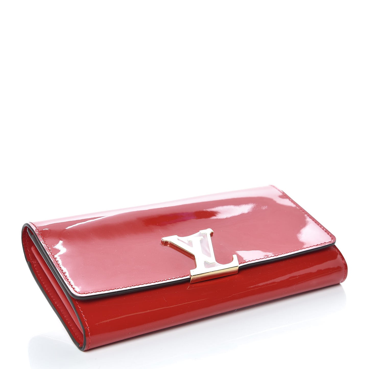 Patent Louise Wallet Cherry