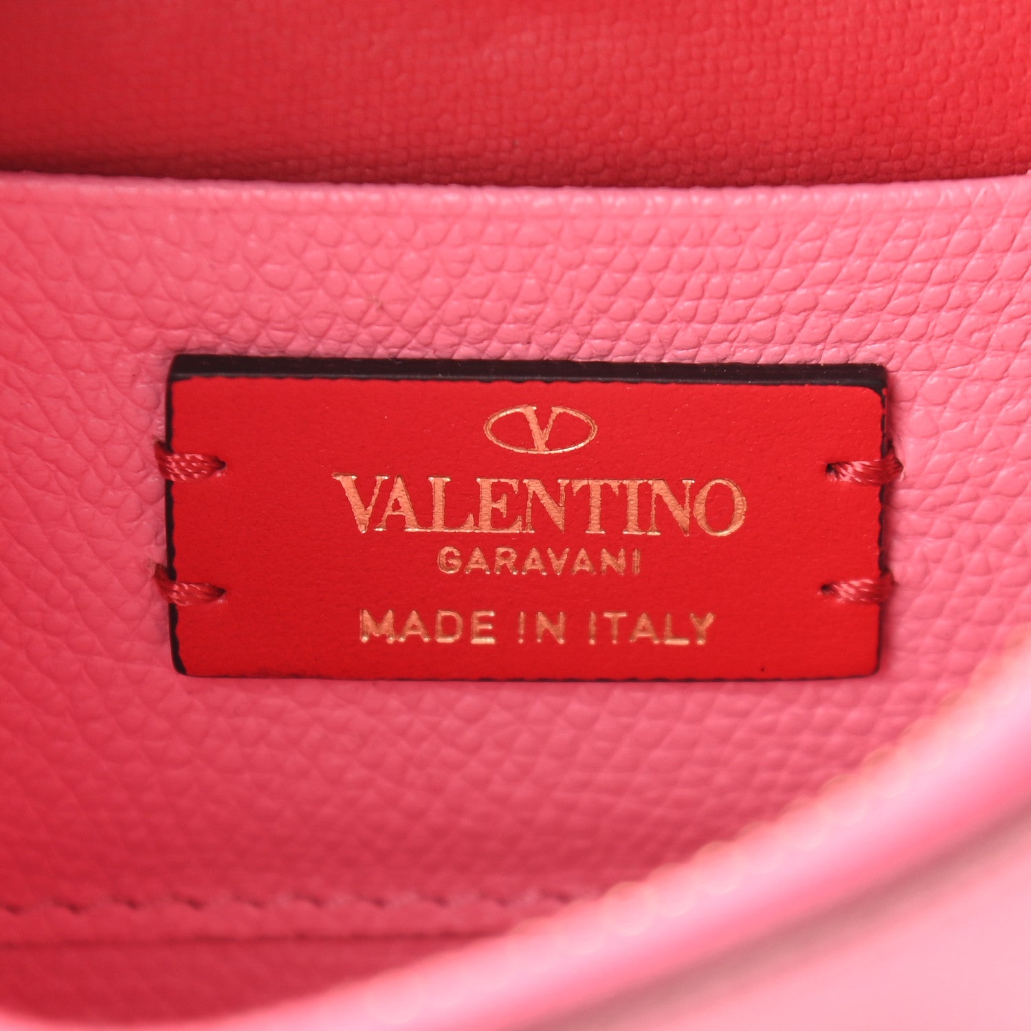 Valentino Garavani Grainy Calfskin Mini Vlogo Hobo Bag Flamingo Pink 6 of 8