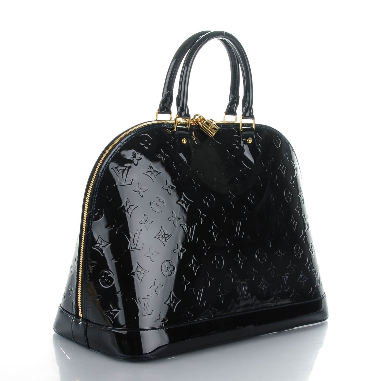 Louis Vuitton Vernis Alma GM Blue Infini 3 of 7