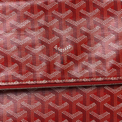 Goyard Goyardine Sainte Marie Soft Clutch Red 9 of 12