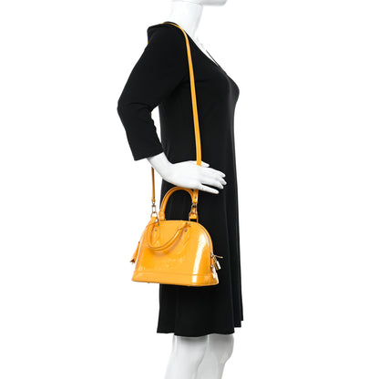 Louis Vuitton Vernis Alma BB Jaune Passion 2 of 15