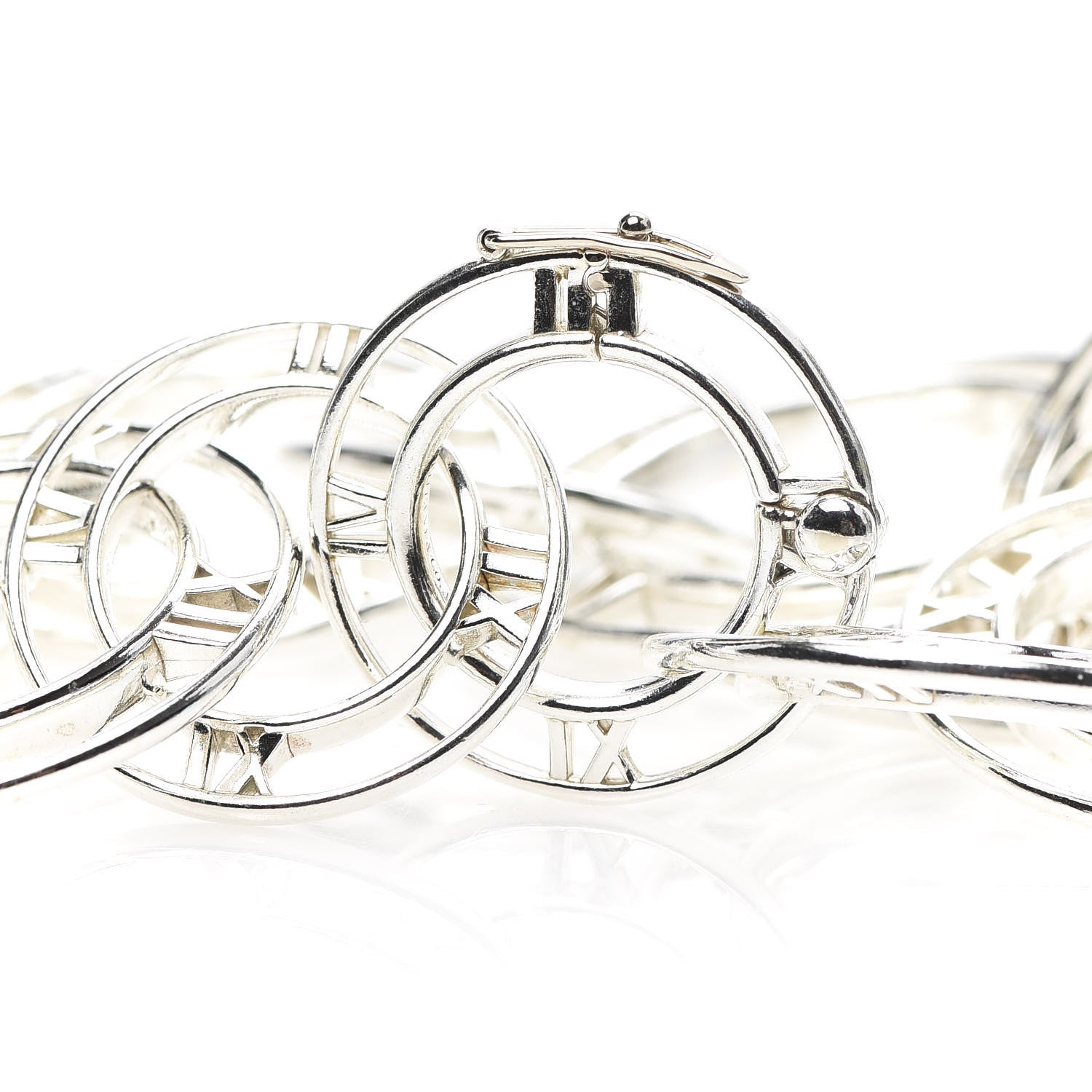 Tiffany Sterling Silver Atlas Link Bracelet 4 of 5