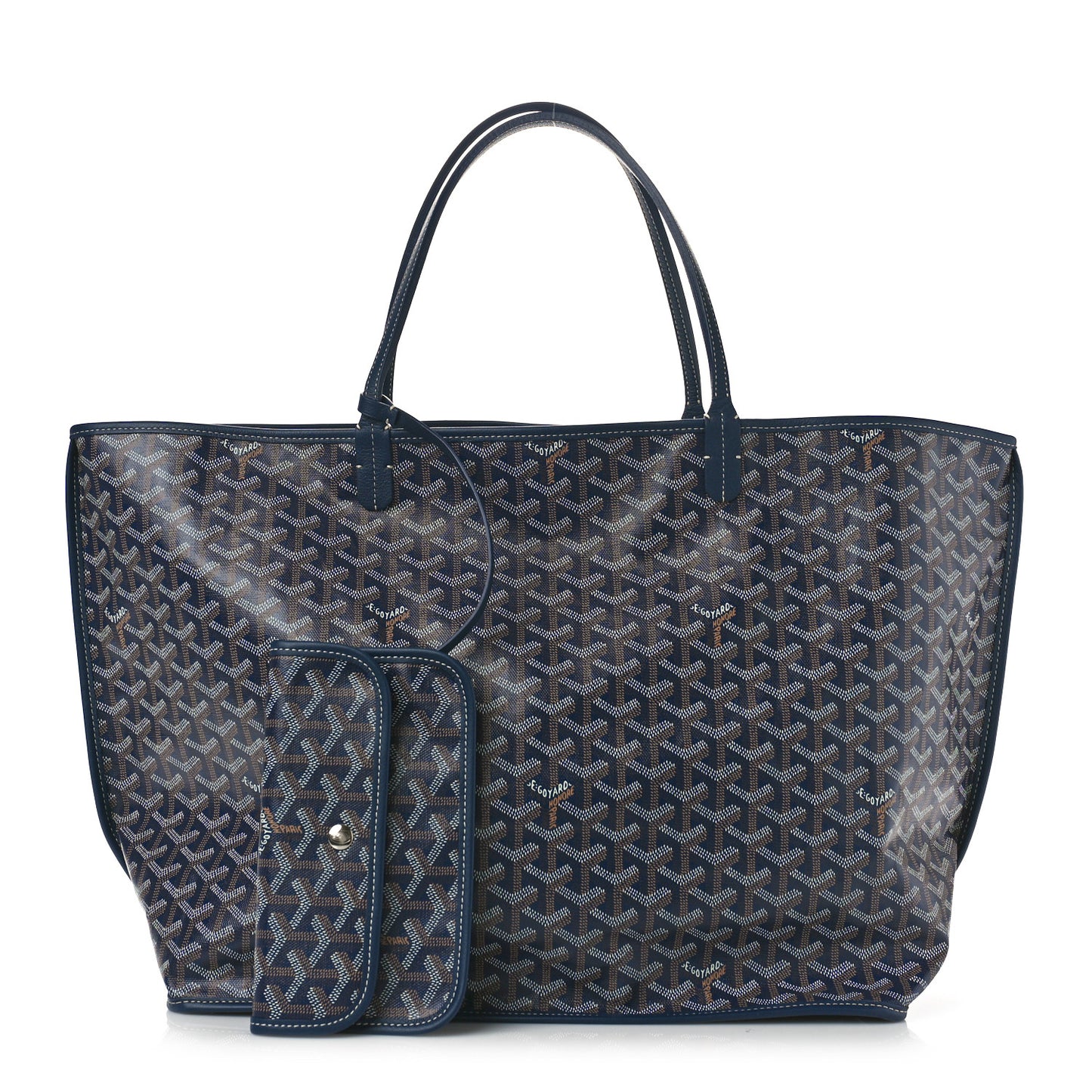 Goyardine Reversible Anjou GM Navy