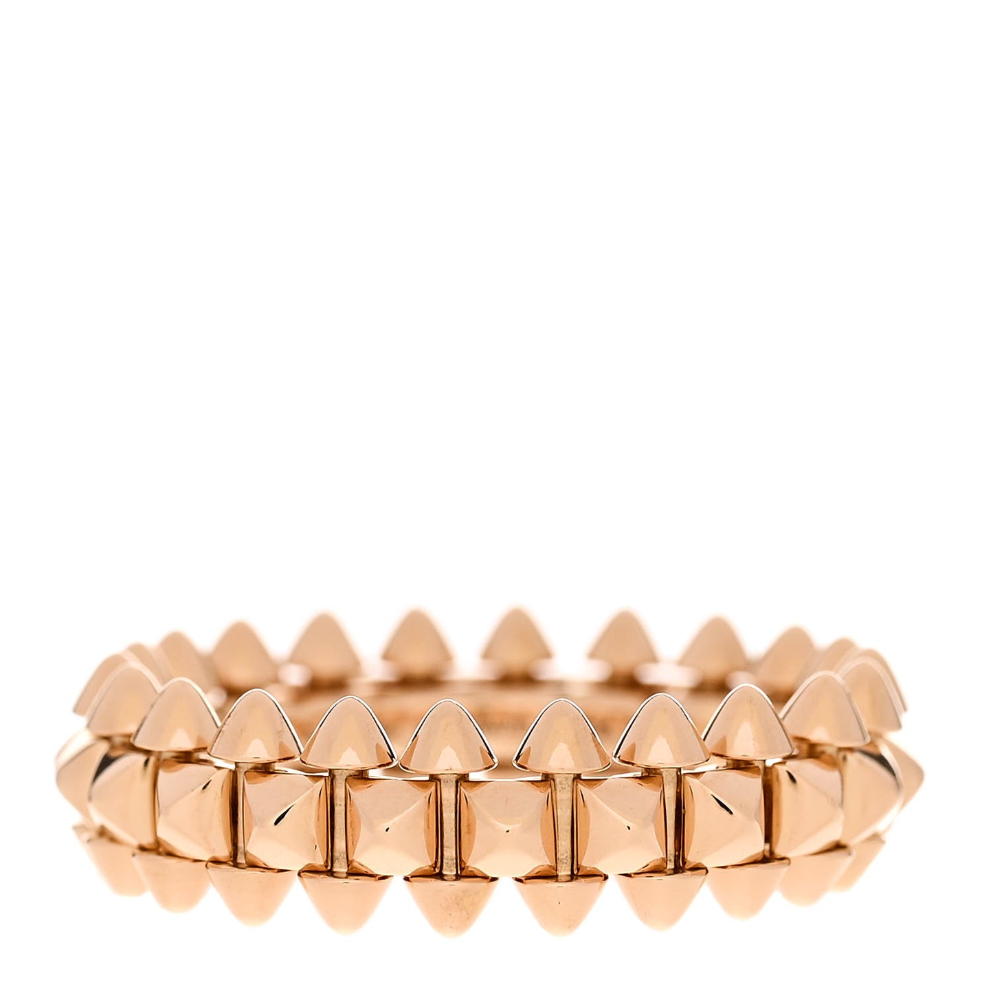 18K Pink Gold SM Clash De Cartier Ring 53 6.5