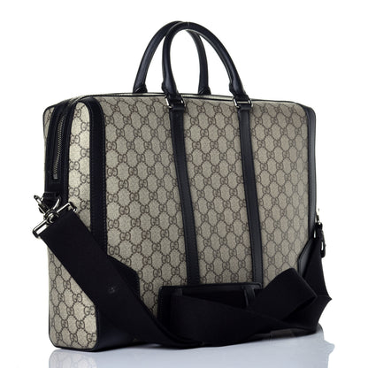 Gucci GG Supreme Monogram Eden Briefcase Black 4 of 11