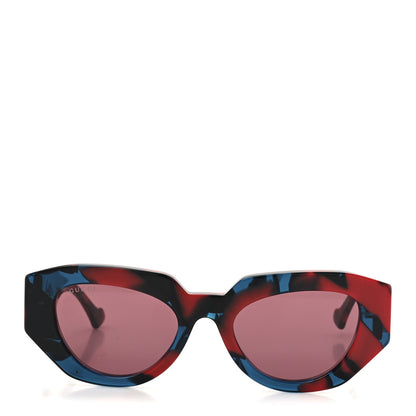 Gucci Acetate Cat Eye Sunglasses GG1421S Red Tortoiseshell 3 of 16