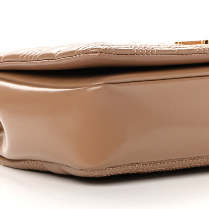 Burberry Patent Quilted Horseferry Print Small Lola Bag Tan 9 of 12