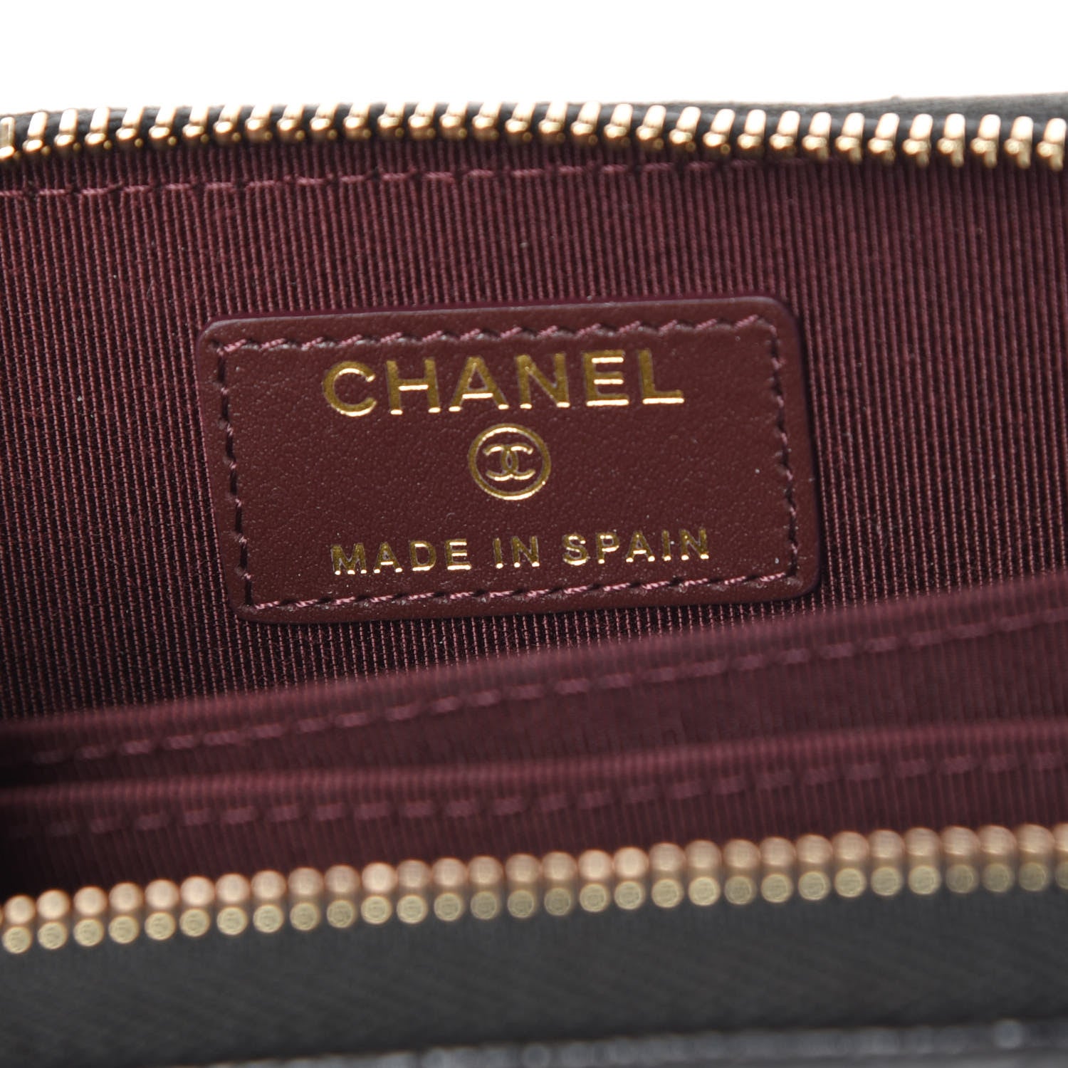 Chanel Caviar Quilted Zip Coin Purse Black 6 of 8