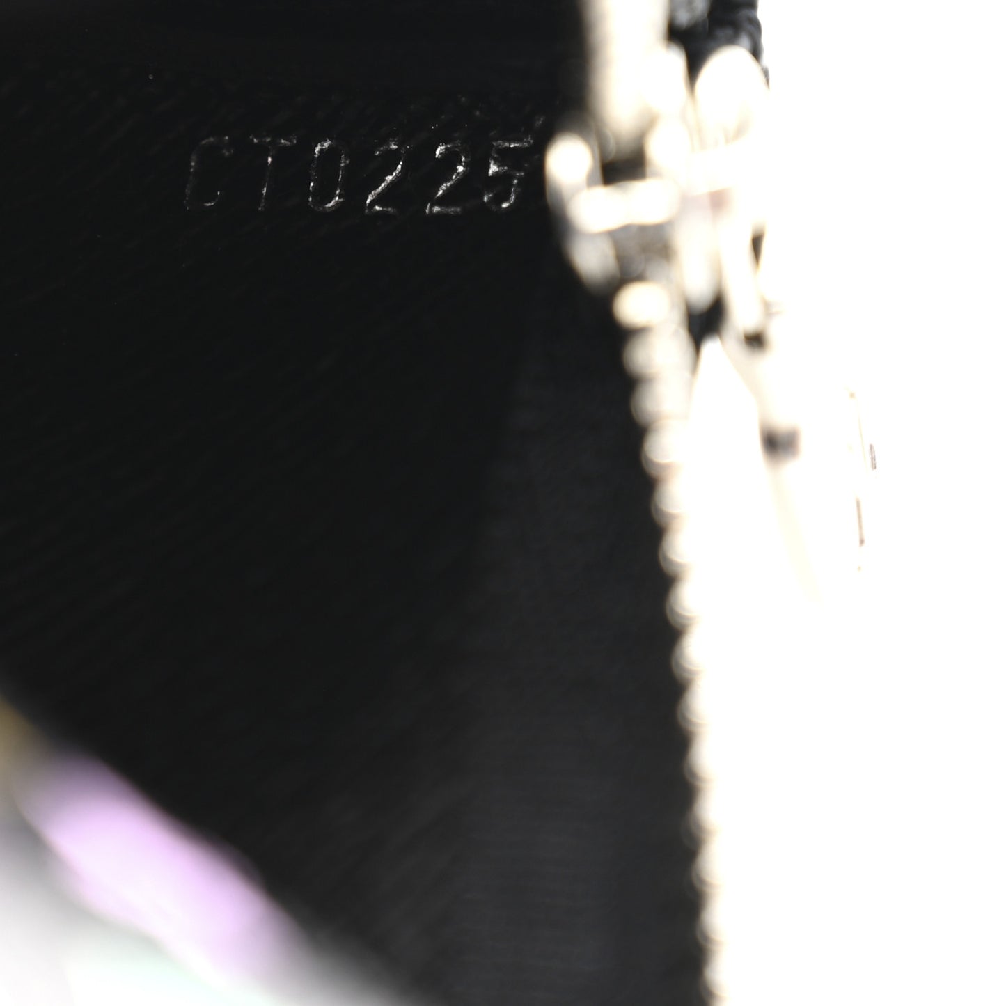 LV X TM Monogram Multicolor Key Pouch Black