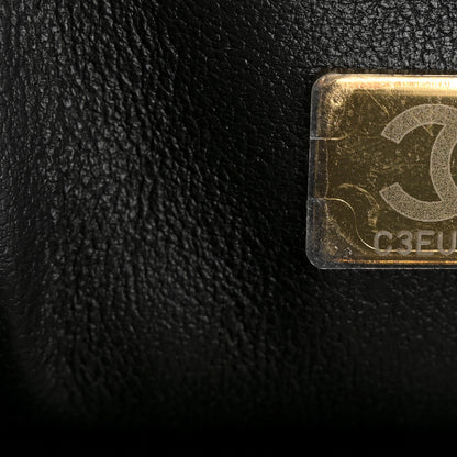 Chanel Crumpled Calfskin Quilted Clutch Black 7 of 8