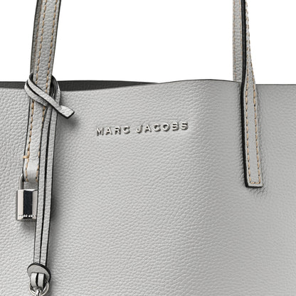 Marc Jacobs Grained Calfskin Grind Shopper Tote Grey 9 of 13