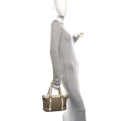 Gucci Monogram Small Abbey Tote Off White 2 of 10