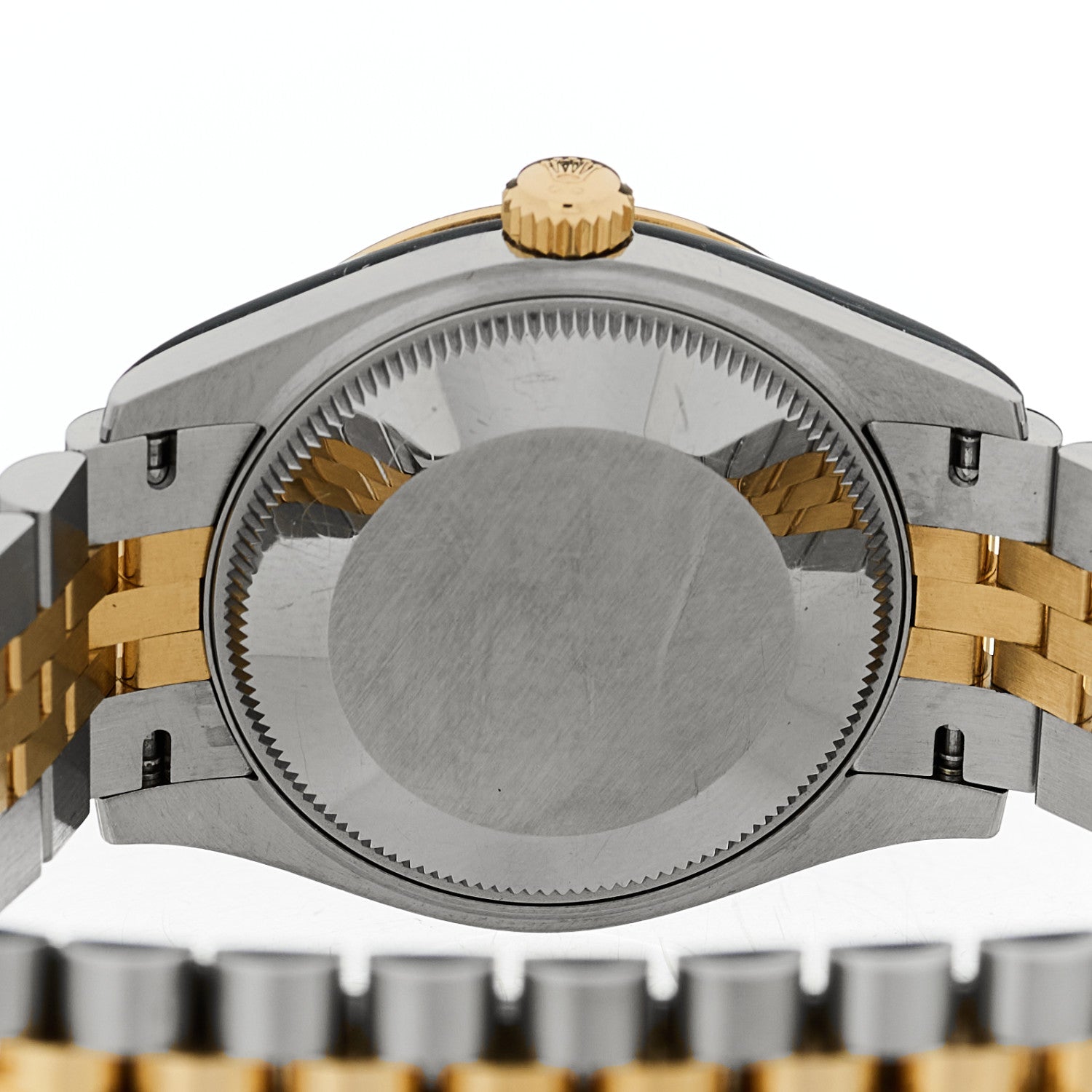 Rolex Stainless Steel 18K Yellow Gold Diamond 31mm Oyster Perpetual Datejust Watch Silver 278273 4 of 5