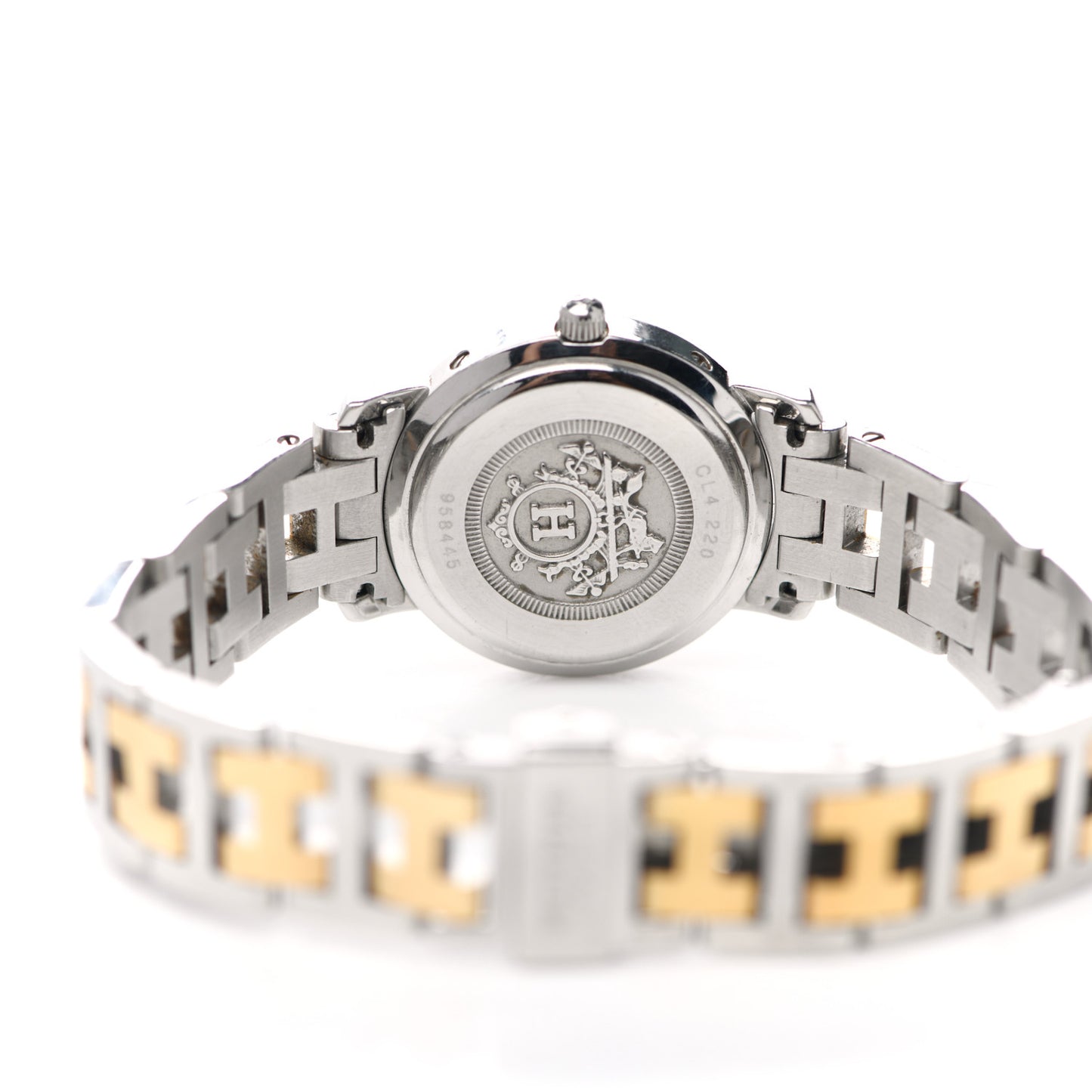 Stainless Steel 24mm Clipper Quartz Watch Gold