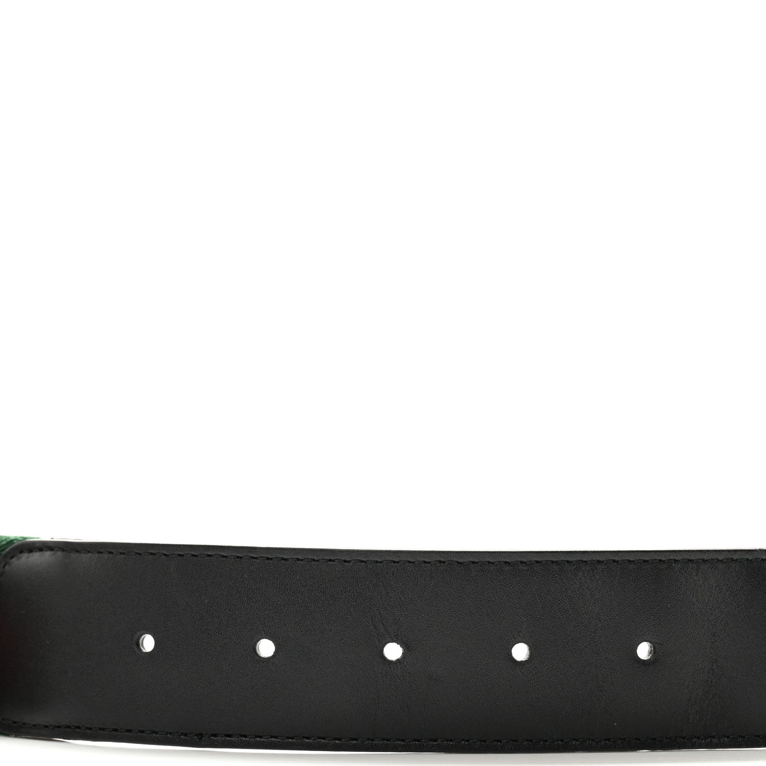 Gucci Calfskin Web Interlocking G Belt 95 38 Black 3 of 9