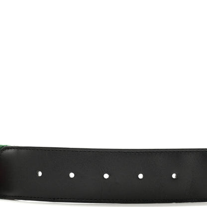 Gucci Calfskin Web Interlocking G Belt 95 38 Black 3 of 9