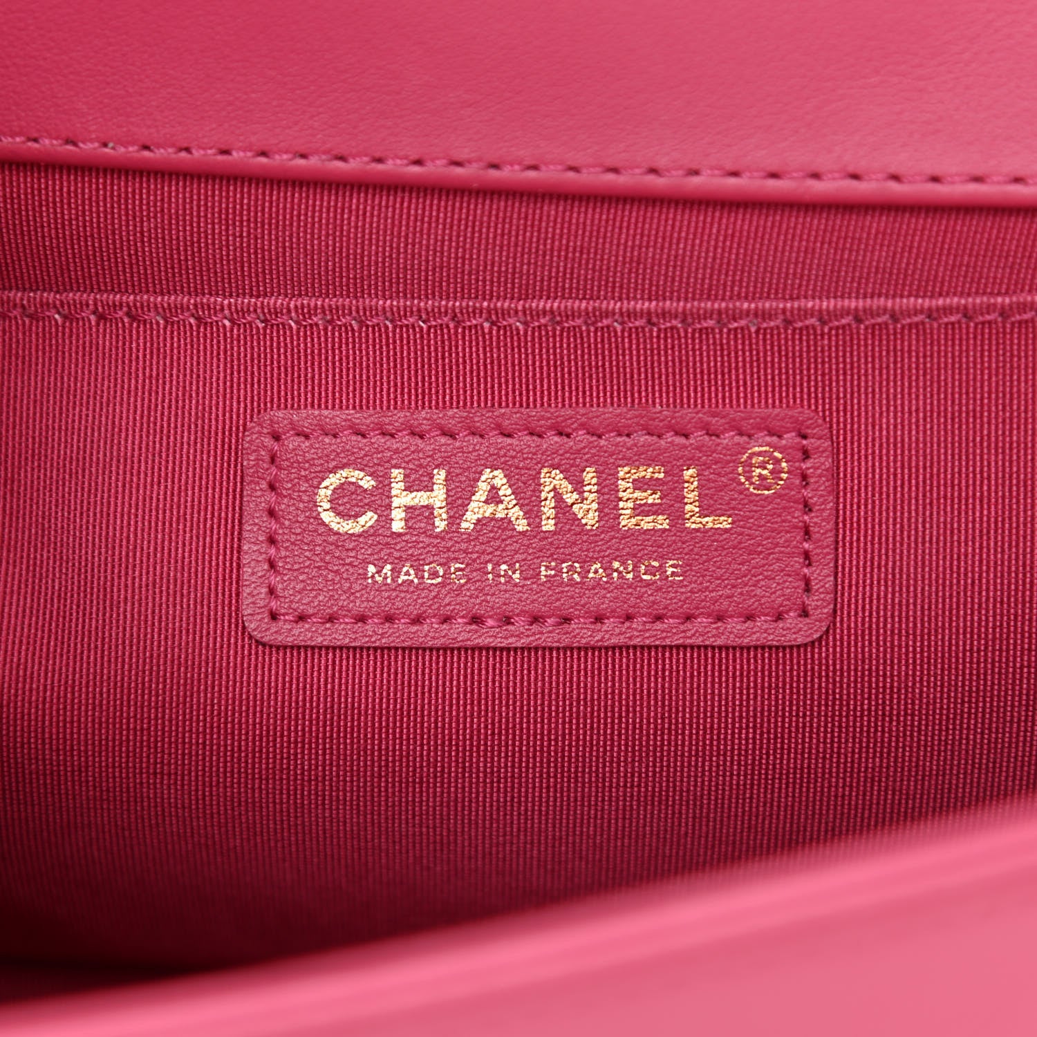 Chanel Lambskin Tweed Quilted Medium Boy Flap Dark Pink 6 of 11