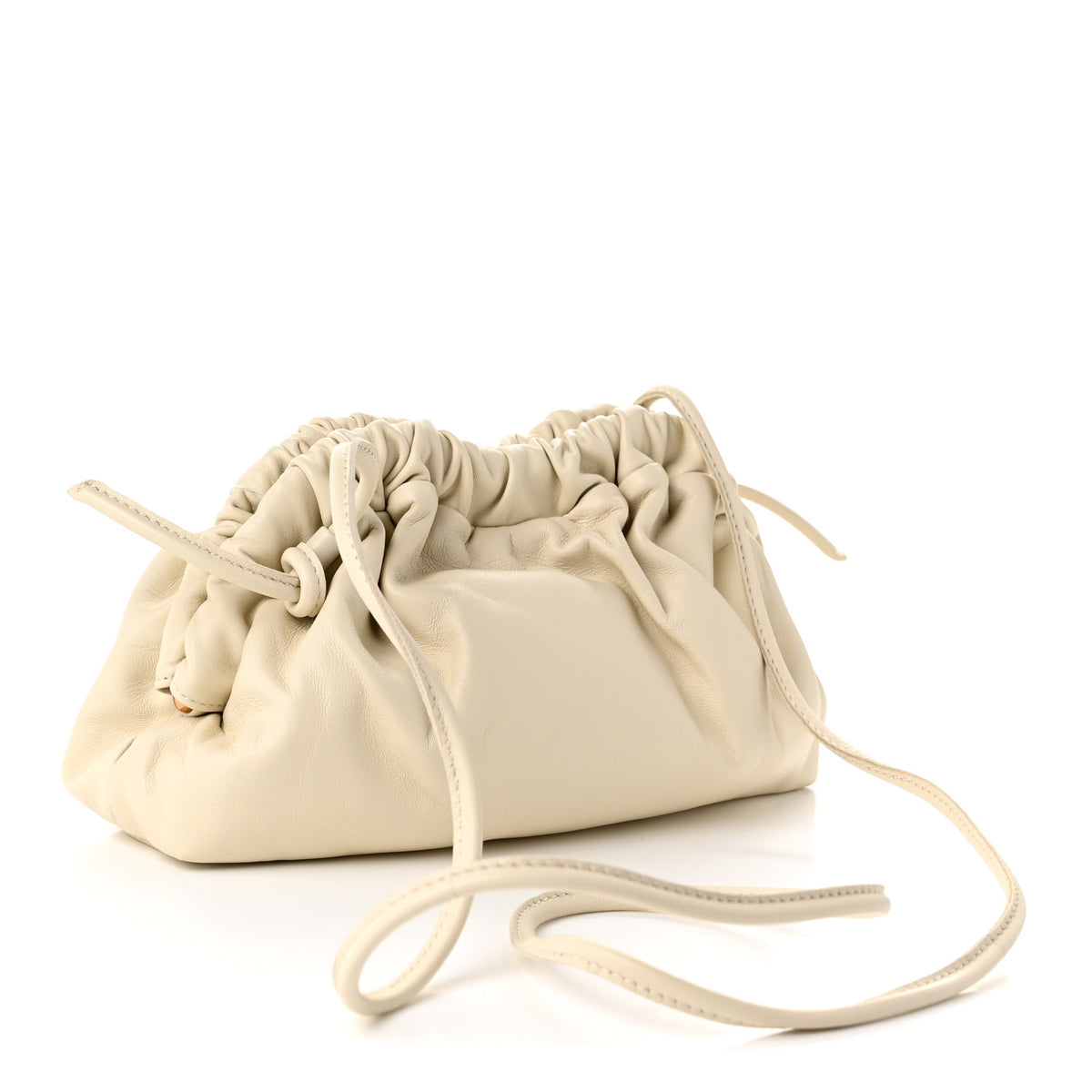 Mansur Gavriel Lambskin Mini Cloud Clutch Pearl 3 of 9