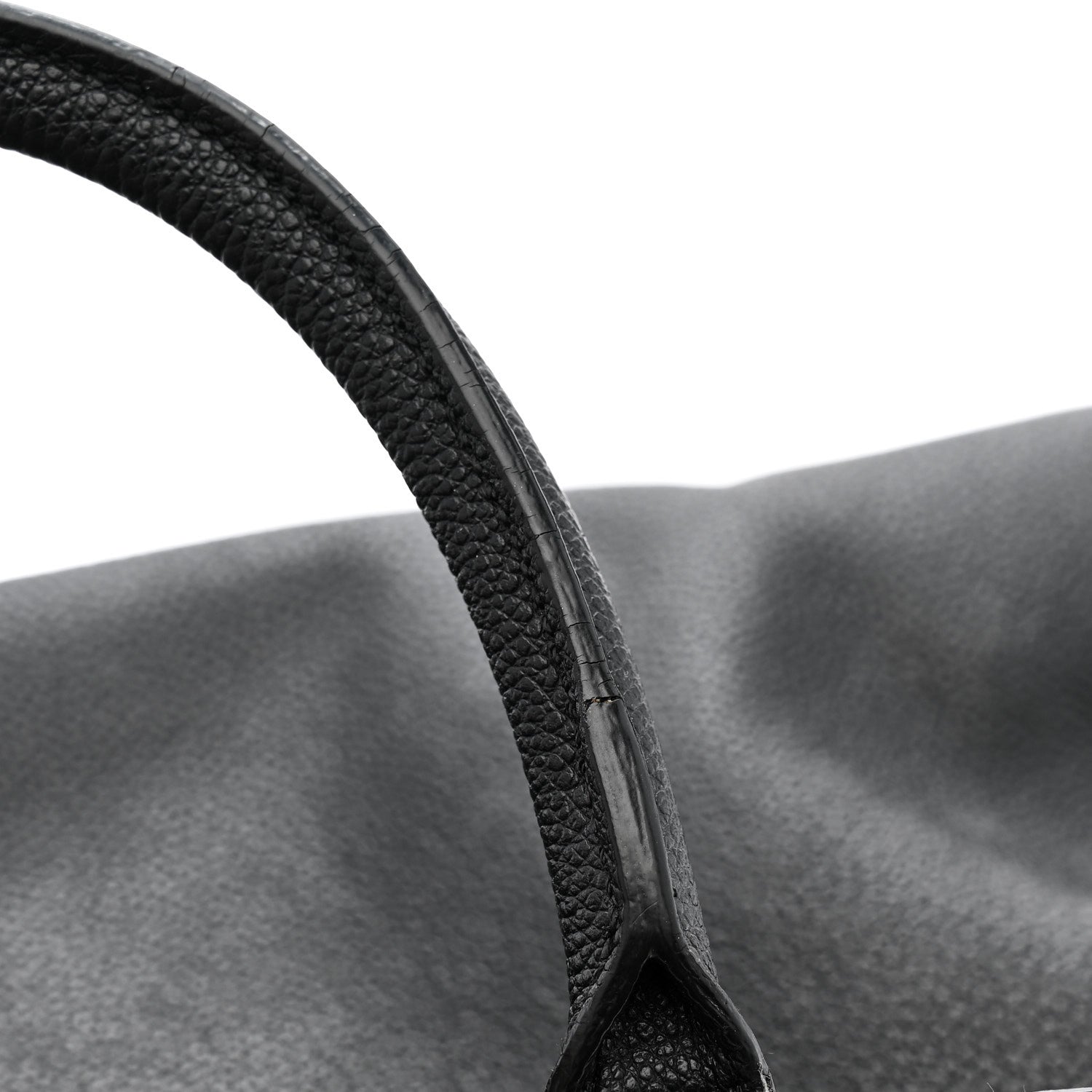 Saint Laurent Grained Calfskin Medium Cabas Rive Gauche Black 20 of 41