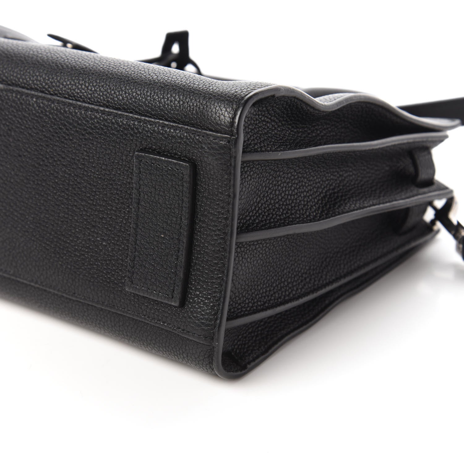 Saint Laurent Grained Calfskin Baby Sac De Jour Souple Black 7 of 10