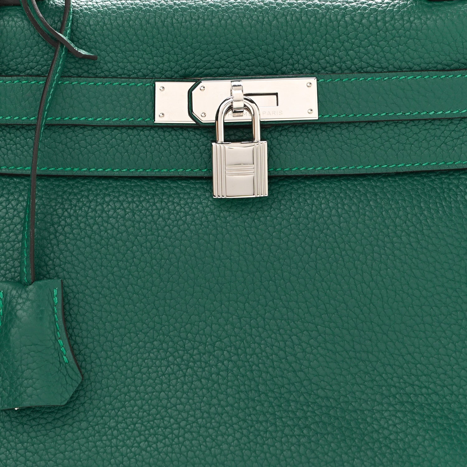 Hermes Taurillon Clemence Kelly Retourne 28 Malachite 8 of 14
