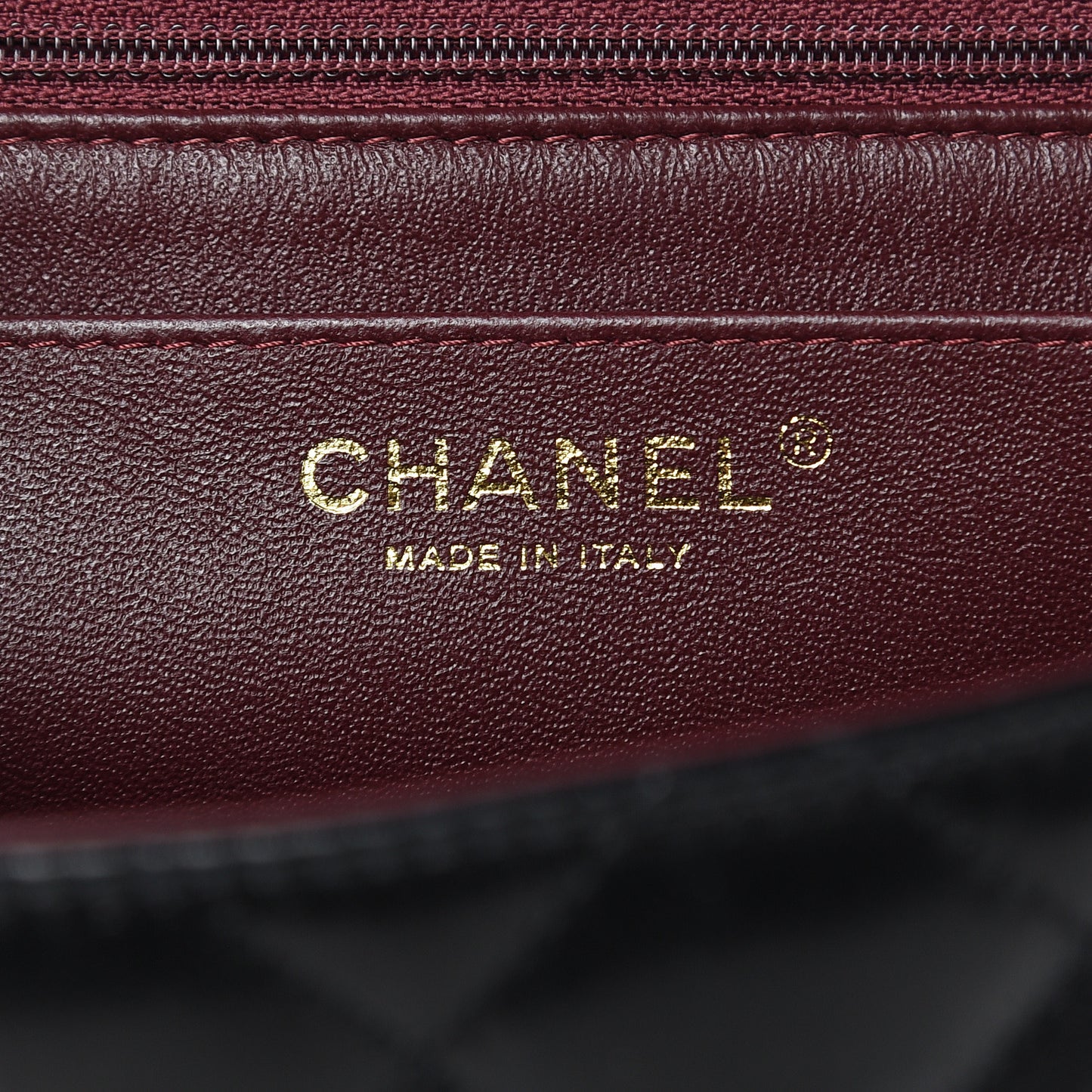 Lambskin Quilted Jumbo Single Flap Black