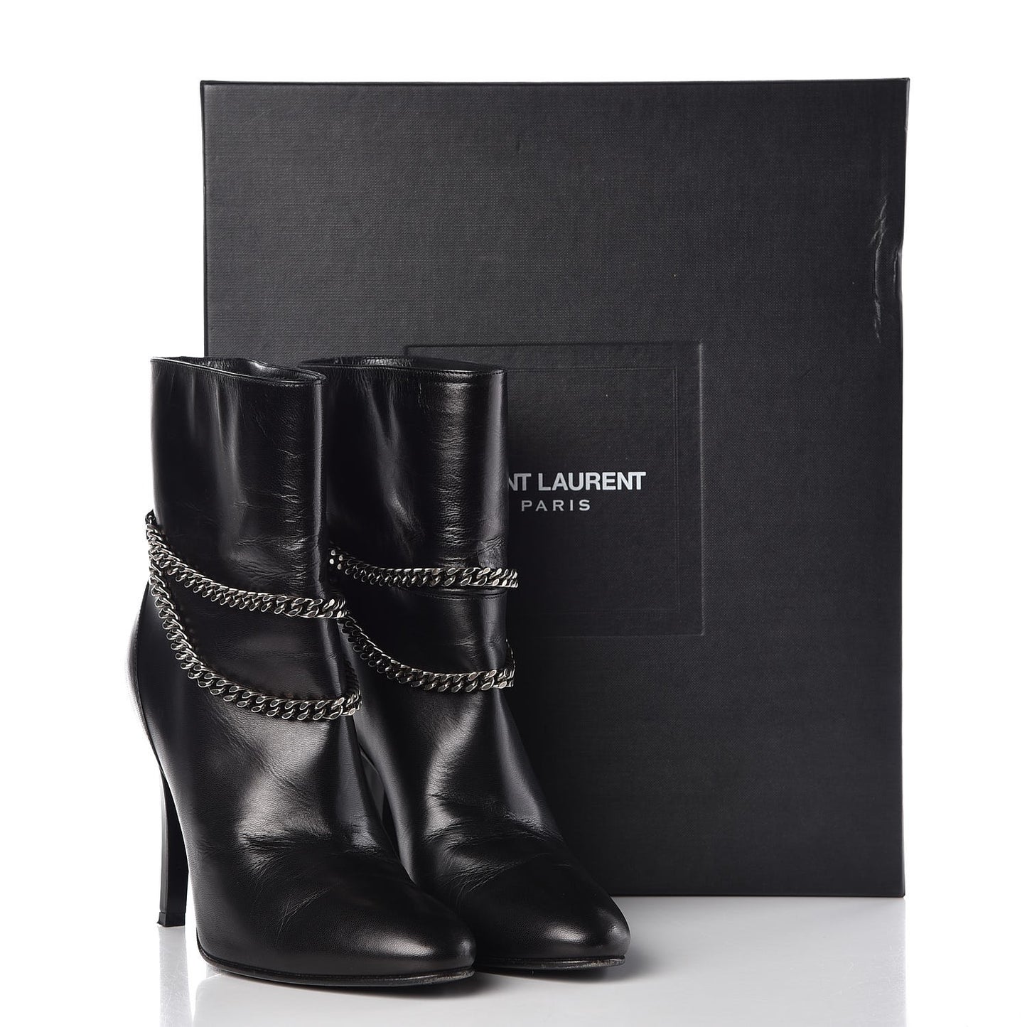 Calfskin Debbie 100 Ankle Boots 38 Black