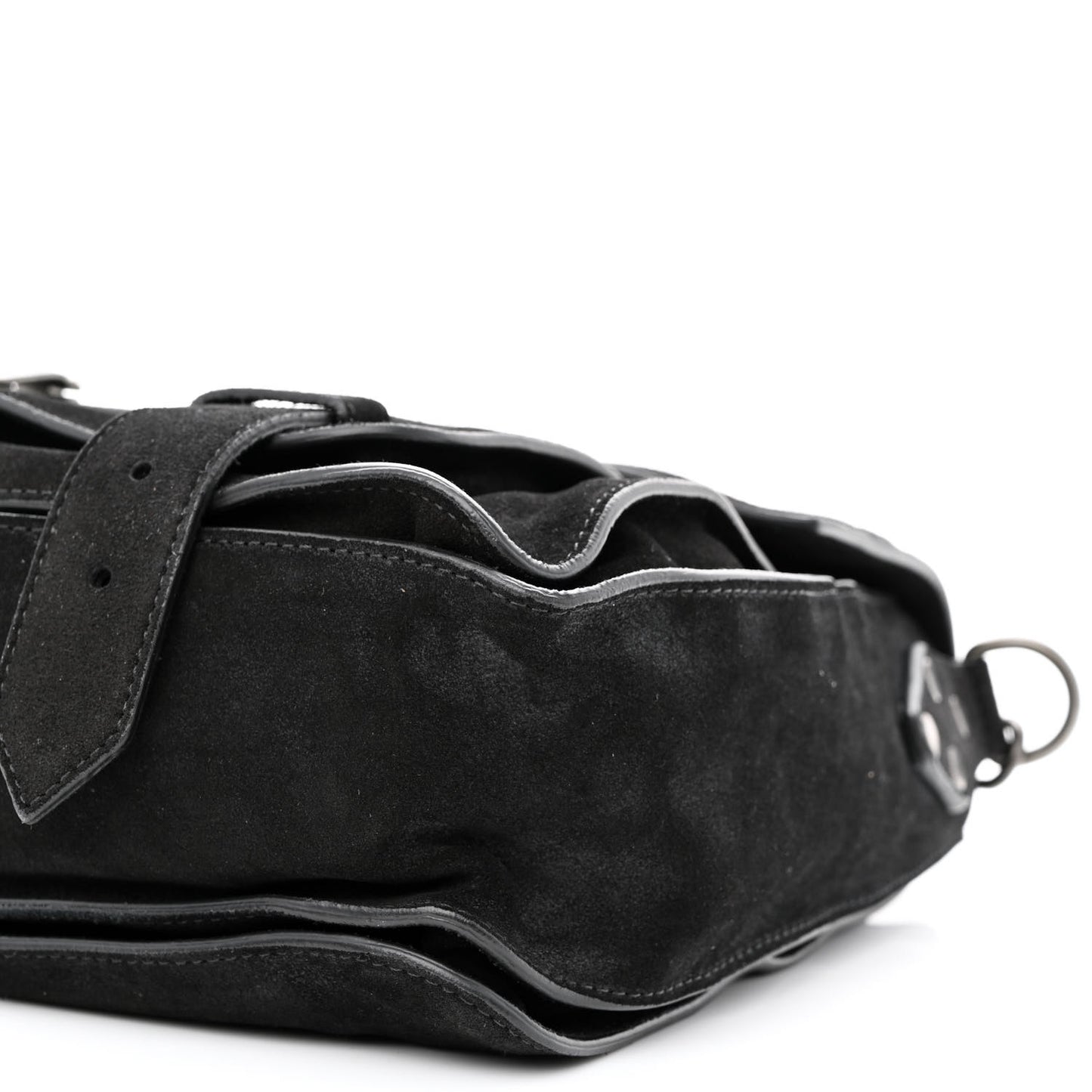 Suede Medium PS1 Satchel Black