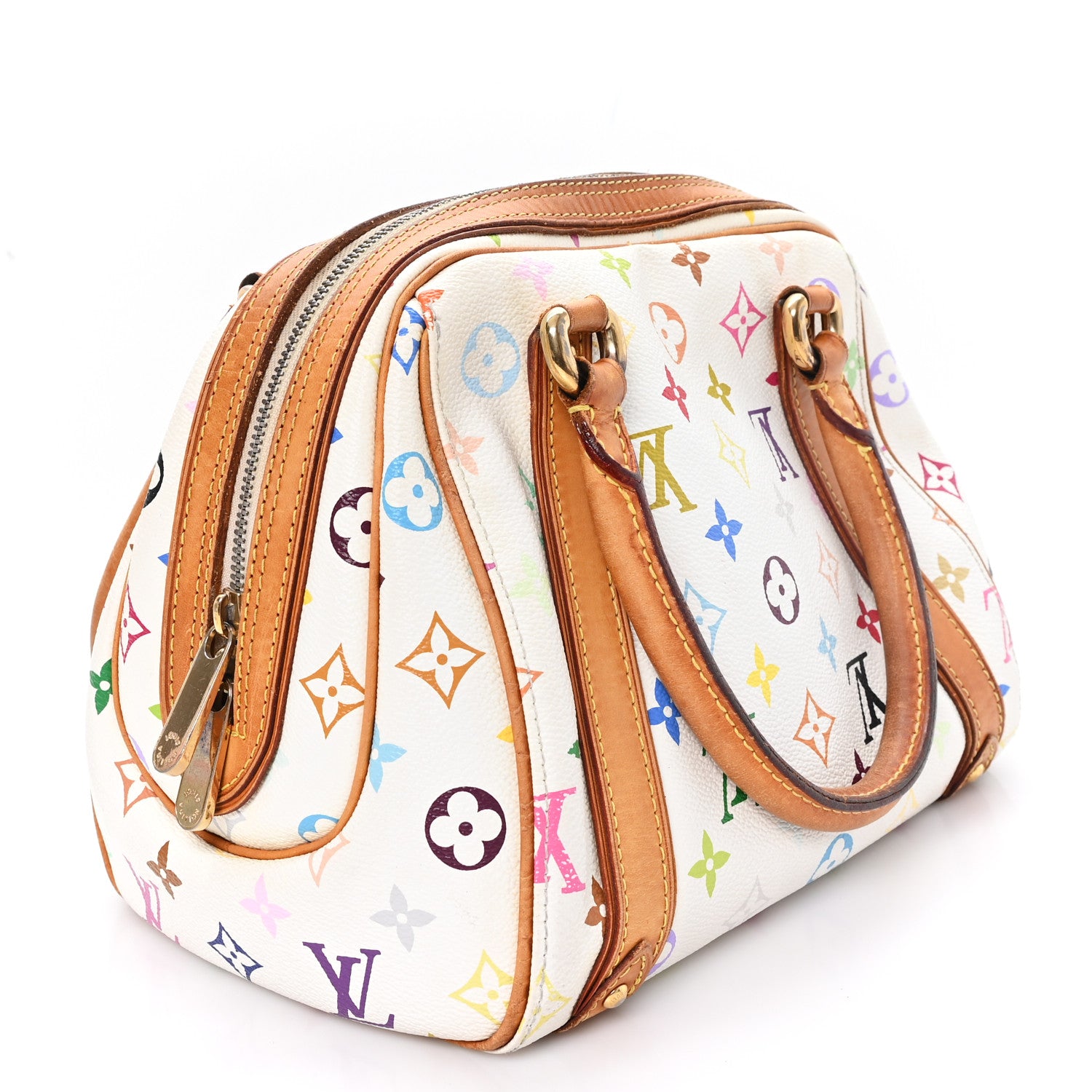 Louis Vuitton Monogram Multicolor Priscilla White 4 of 12