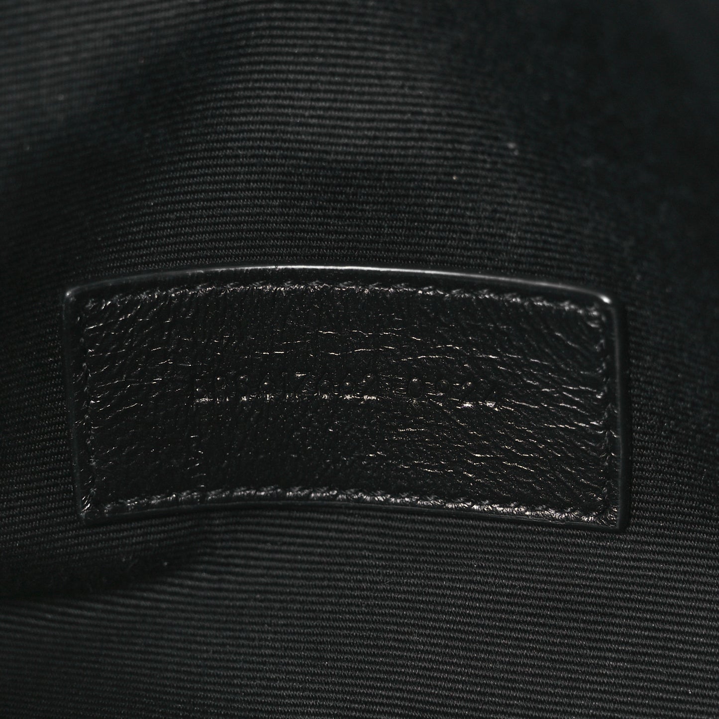 Grain De Poudre Matelasse Chevron Monogram Envelope Clutch Black