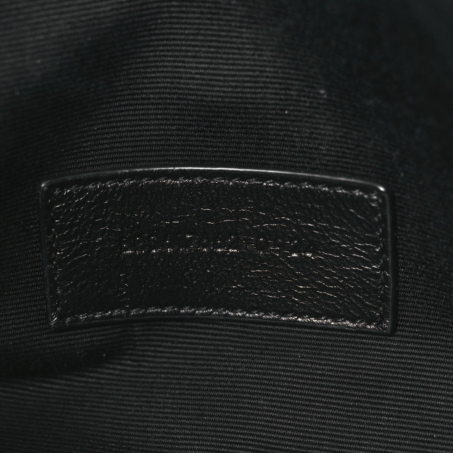 Saint Laurent Grain De Poudre Matelasse Chevron Monogram Envelope Clutch Black 7 of 10